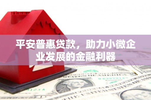 政和平安普惠贷款，助力小微企业发展的金融利器